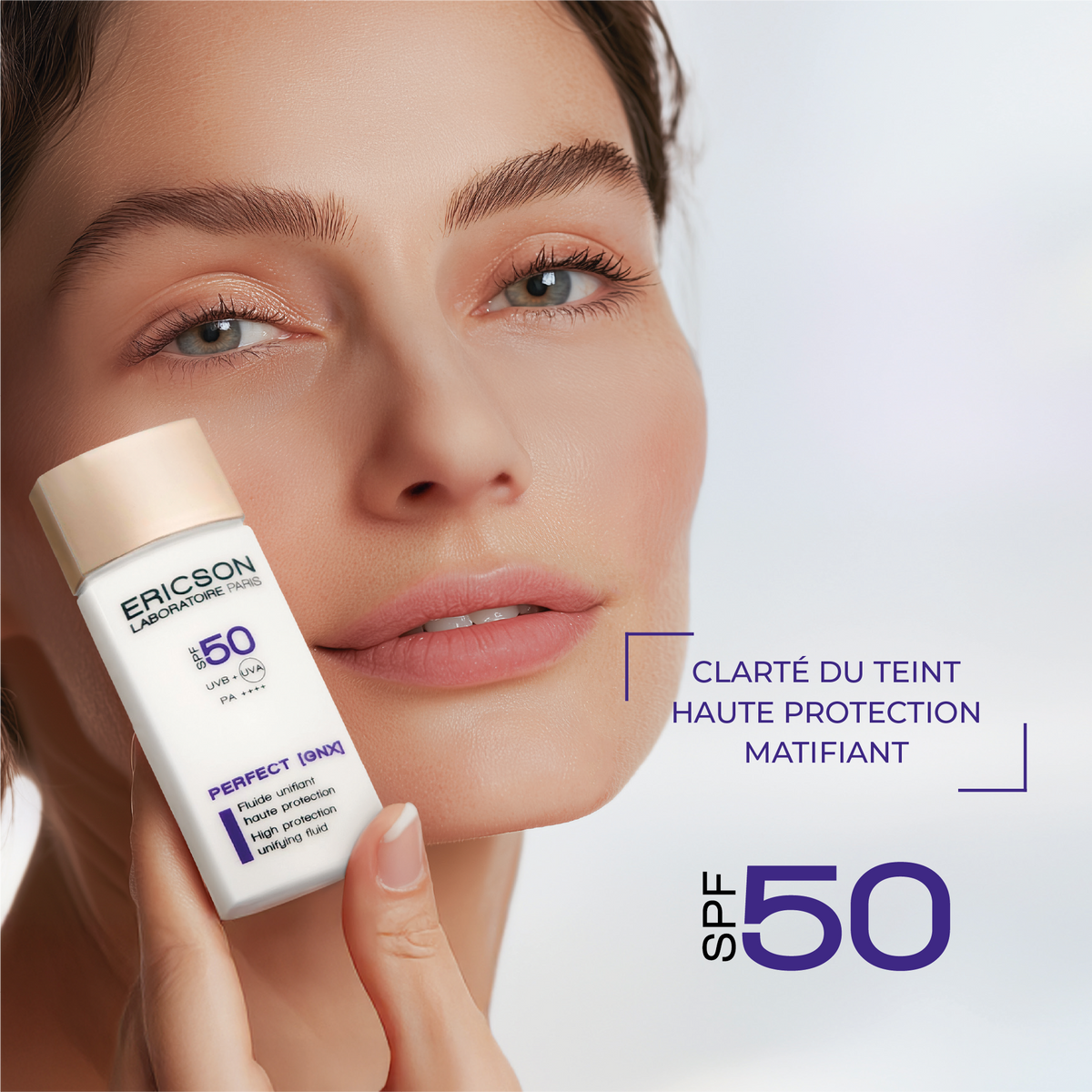 FLUIDE UNIFIANT HAUTE PROTECTION SPF50 Ericson